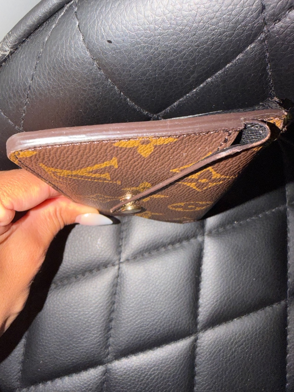 Louis Vuitton Brown Monogram Recto Verso - Picture 8 of 11